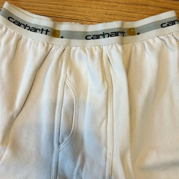 Men’s Carhartt Force Thermal Long John’s. Size Large. Very Warm. Off White. - Picture 2 of 4
